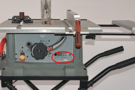 Recalled Table Saws