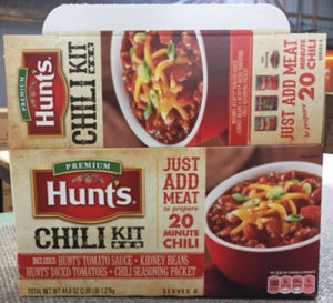 Hunt's Chili Kit Recall