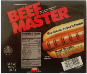 Recalled Hot Dogs for Metal Shards