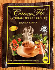 Caverflo Natural Herbal Coffee was recalled after one death was reported and tests found illegal drugs for erectile dysfunction.