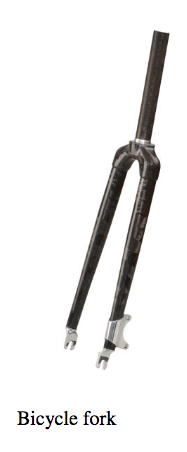 The fork leg can crack or become damaged, posing a fall hazard.