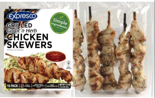 Expresco Chicken Skewer Recall