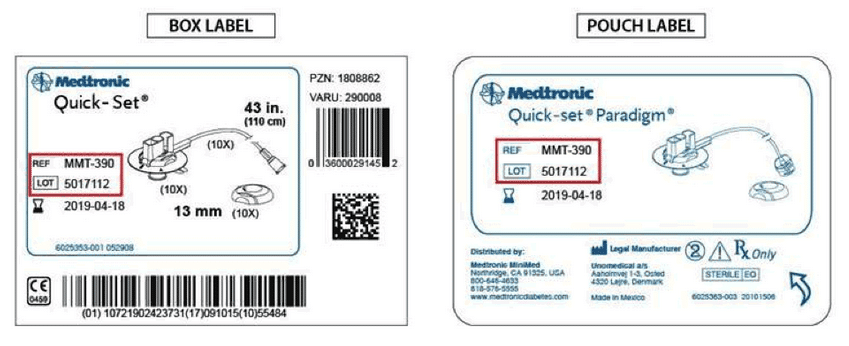 Medtronic MiniMed Infusion Set Recall 