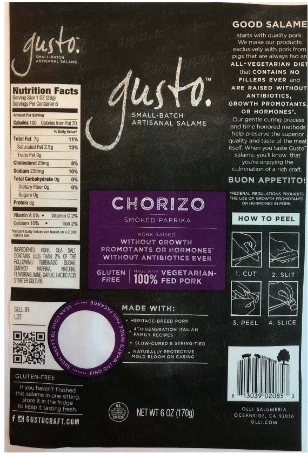  Gusto, Olli Salami Recalled for Listeria Risk 2