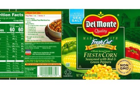 Del Monte Corn Recall