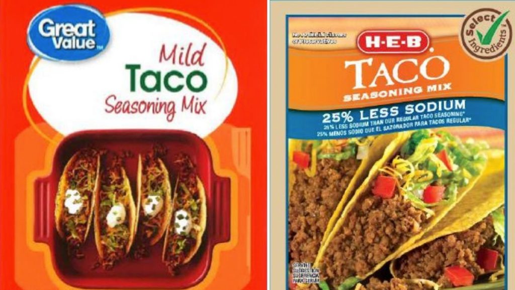Taco Seasoning Recalled at Walmart and HEB for Salmonella Risk