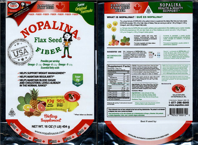 Nopalina Flax Seed Fiber Recalled for Salmonella Contamination