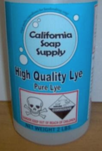 California Soap Supply Lye Recall