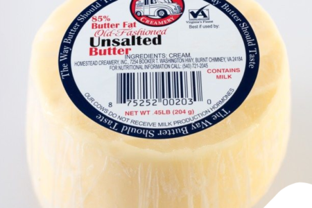 Homestead Creamery Recalls Unsalted Butter for Listeria Risk