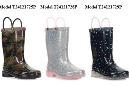 Light-Up Rain Boots From Target Recalled for Choking Hazard
