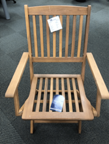 Nautica Outdoor Wooden Chairs Recalled for Fall Hazard