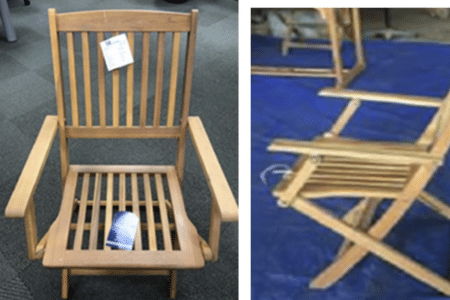 Outdoor Wooden Chairs Recalled for Fall Hazard