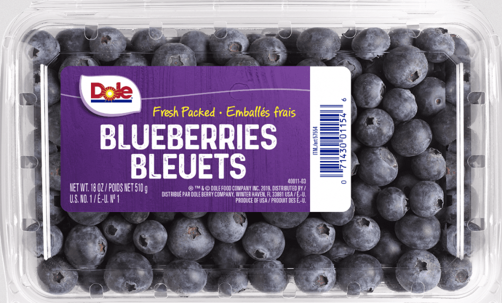 Dole Recalls Fresh Blueberries for Risk of Parasite Contamination