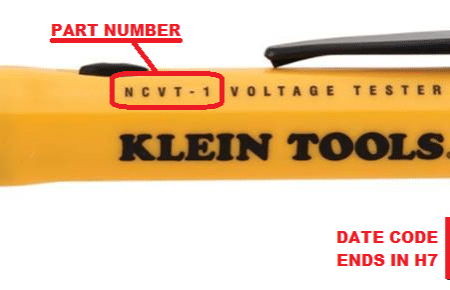 Klein Tools Recalls 1.7 Million Voltage Testers for Shock Hazard
