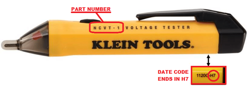 Klein Tools Recalls 1.7 Million Voltage Testers for Shock Hazard