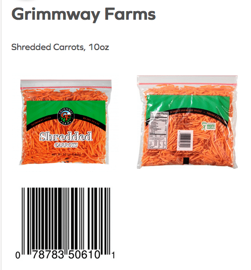 Grimmway Farms Carrot Recall for Salmonella