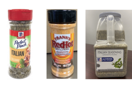 McCormick Italian Seasoning and Frank's RedHot Buffalo Ranch Seasoning Recalled for Salmonella Risk