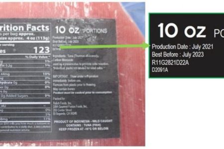 Frozen Tuna Steaks Recalled for Risk of Scombroid Fish Poisoning