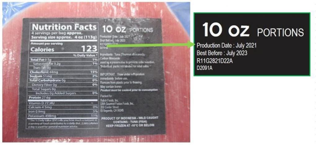 Frozen Tuna Steaks Recalled for Risk of Scombroid Fish Poisoning