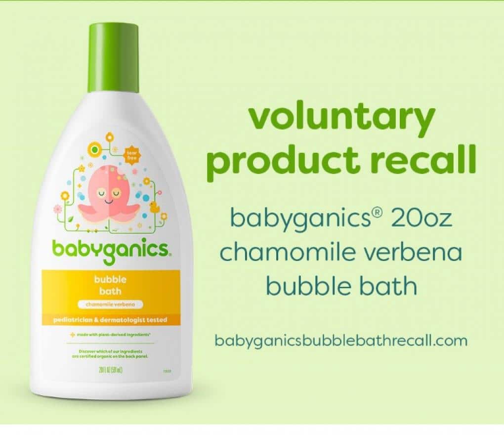Babyganics Bubble Bath Recalled for Risky Bacteria Contamination