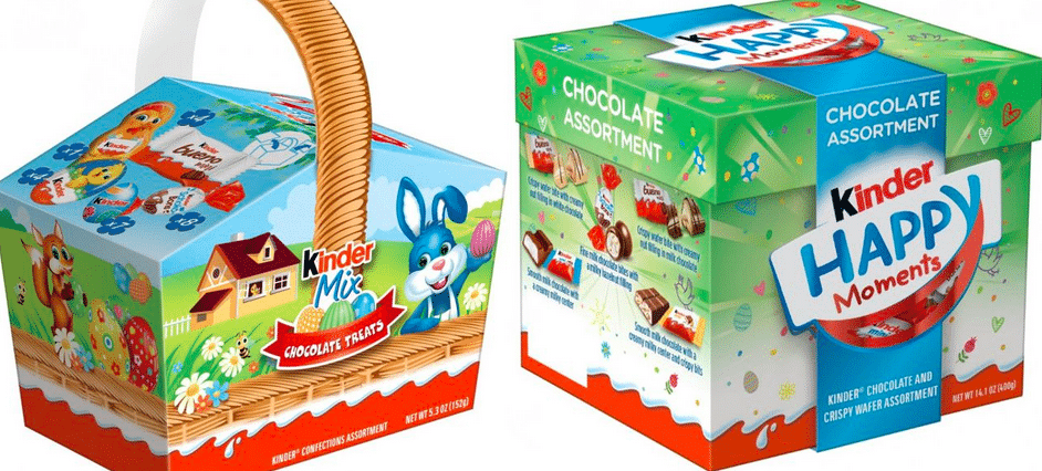 Kinder Chocolate Treat Baskets Recalled for Salmonella Risk