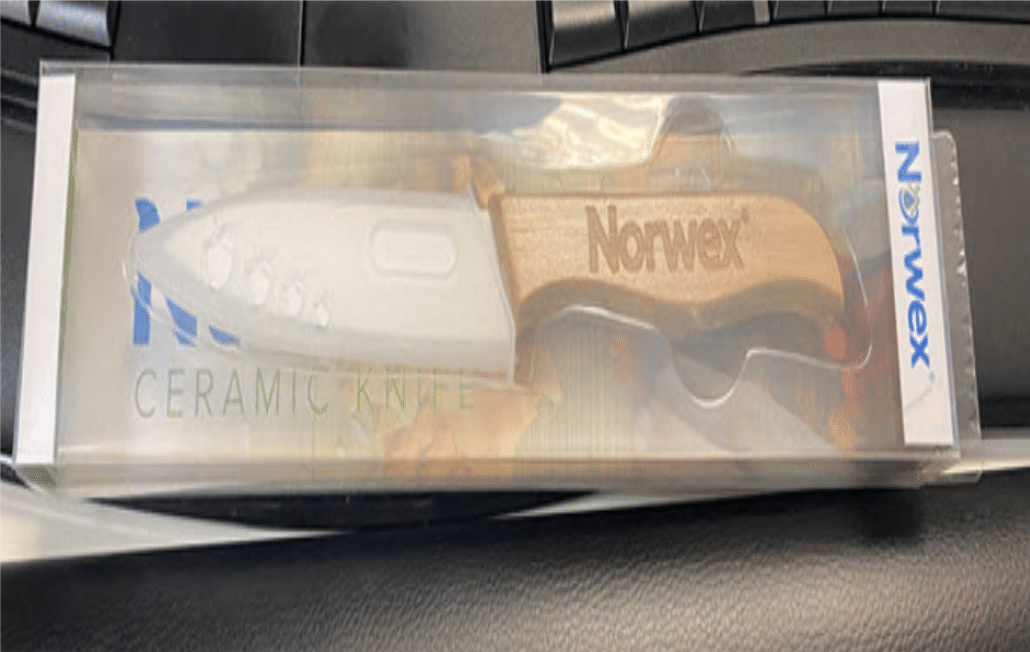 Norwex Recalls 40,000 Ceramic Knives for Laceration Hazard