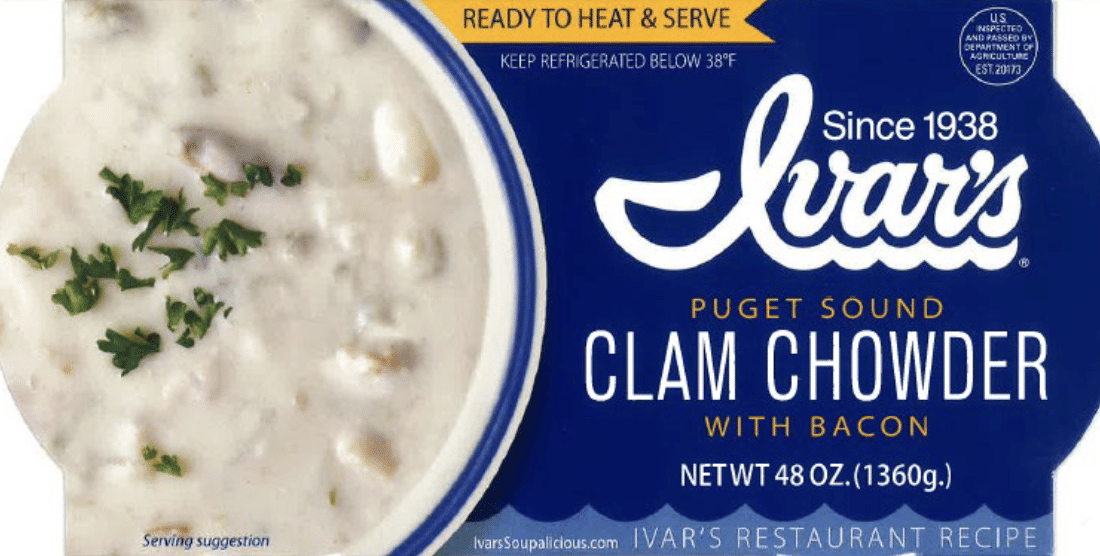 Spoiled Ivar's Clam Chowder and Soups Linked to Illness Risk