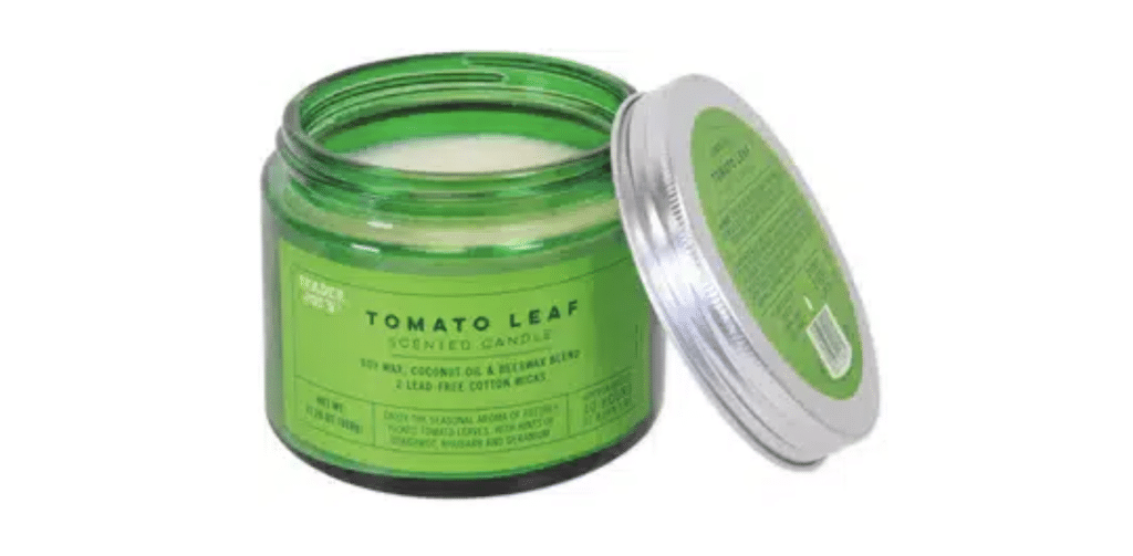 Trader Joe's Recalls Tomato Leaf Scented Candles for Injury Risk