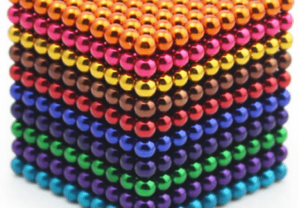 Recalled Colorful Metal Neodymium Magic Magnetic Balls - 8 color, 5mm