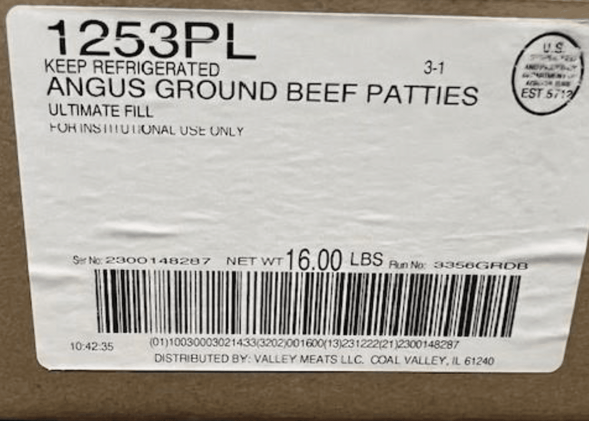 Valley Meats Recalls 7,000 Pounds of Ground Beef for E. Coli Risk