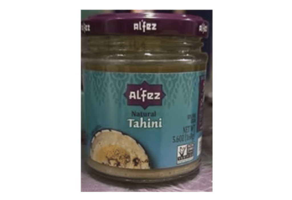 Al'Fez Natural Tahini Recalled for Salmonella Illness Risk