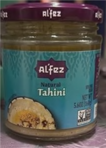 Al'Fez Natural Tahini Recalled for Salmonella Illness Risk