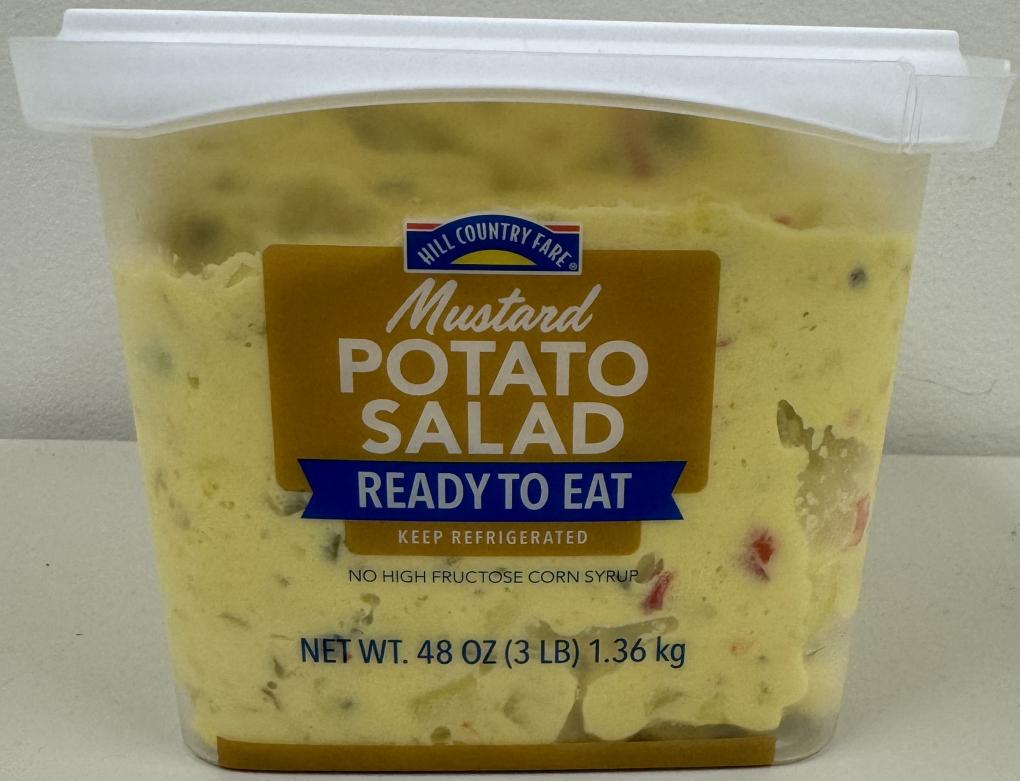 Hill Country Fare Mustard Potato Salad Recalled in Texas