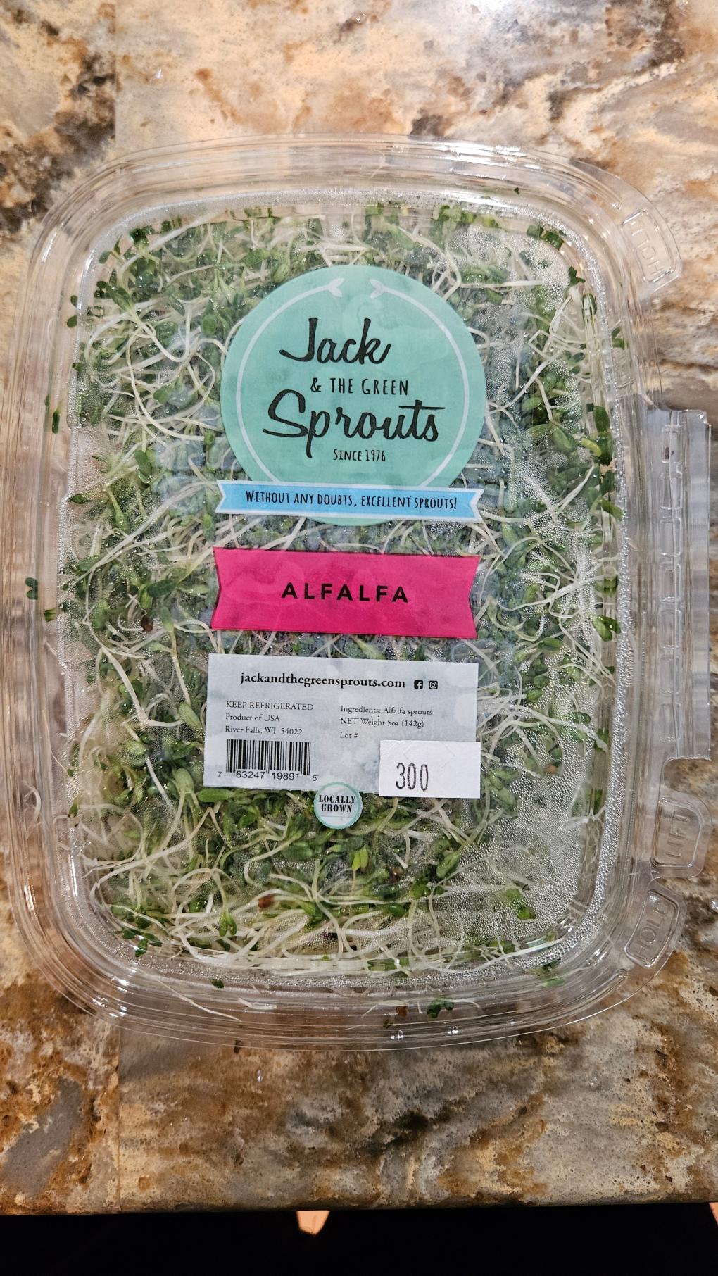 Jack & The Green Sprouts Alfalfa Recalled for Listeria Risk