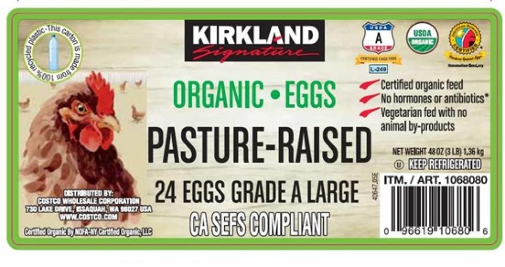 Costco Recalls Organic Eggs for Salmonella Risk