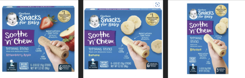 Gerber Teething Sticks Recalled After Reports of Babies Choking